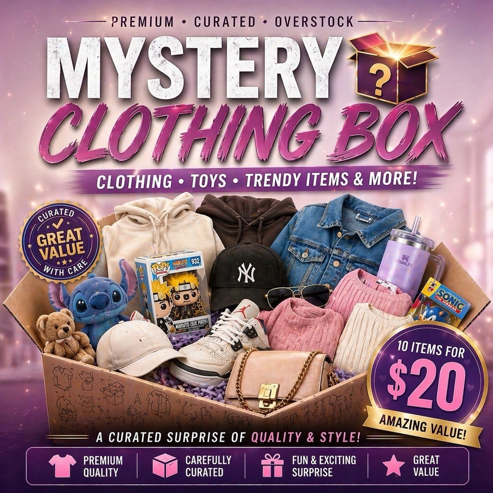 NOT YOUR AVERAGE Mystery Clothing And Trendy Items Box NWT‎
